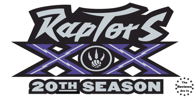 20th Anniversary Toronto Raptors Logo
