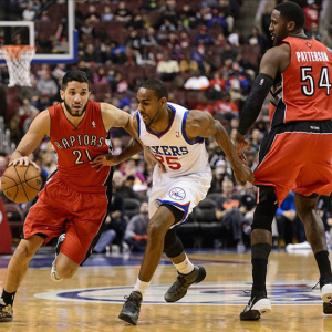 Greivis Vasquez and Patrick Patterson 2014 Toronto Raptors