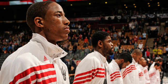 Toronto Raptors National Anthem DeMar DeRozan Amir Johnson