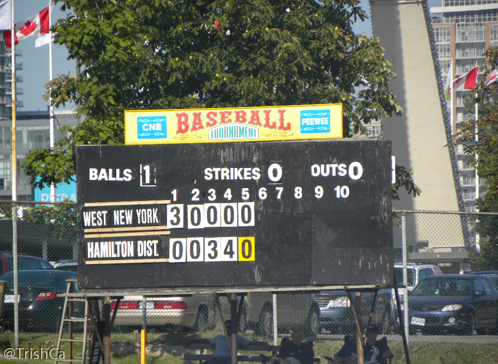 CNE 2013 PeeWee Scoreboard