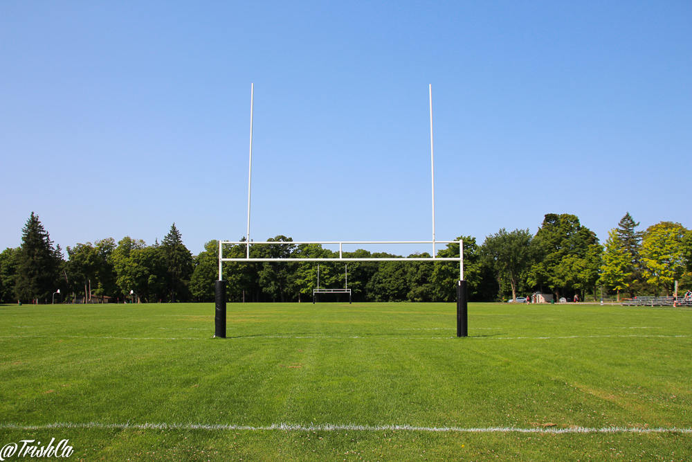 Peterborough Pagans Field - Irish in front of the club house - Markham Irish Canadian Rugby Club - Women's Fundraiser 