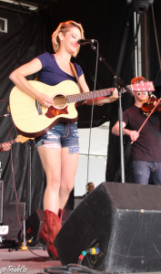 Trinity Bradshaw On Stage Boots and Hearts 2014