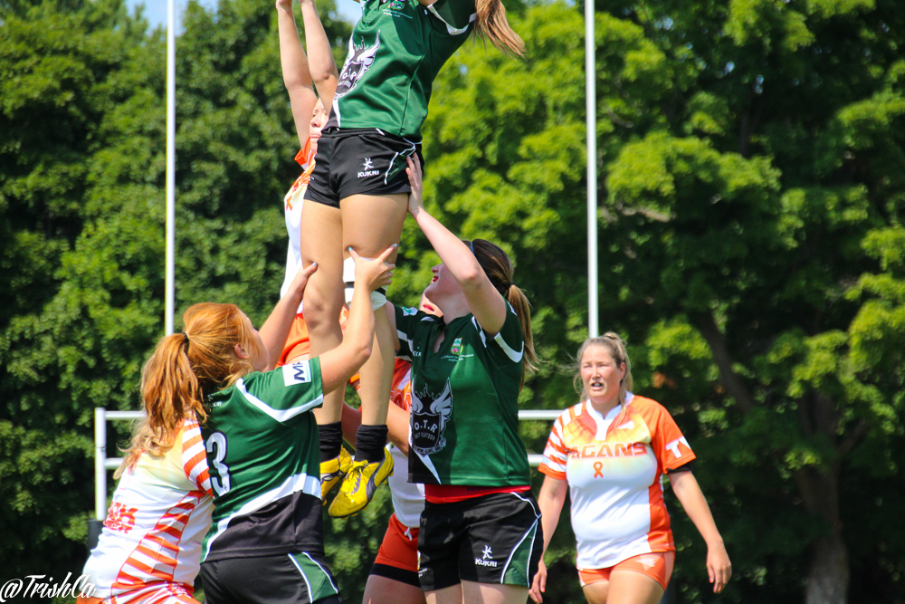 she's down - Markham Irish Canadian Rugby Club - Women's Fundraiser 