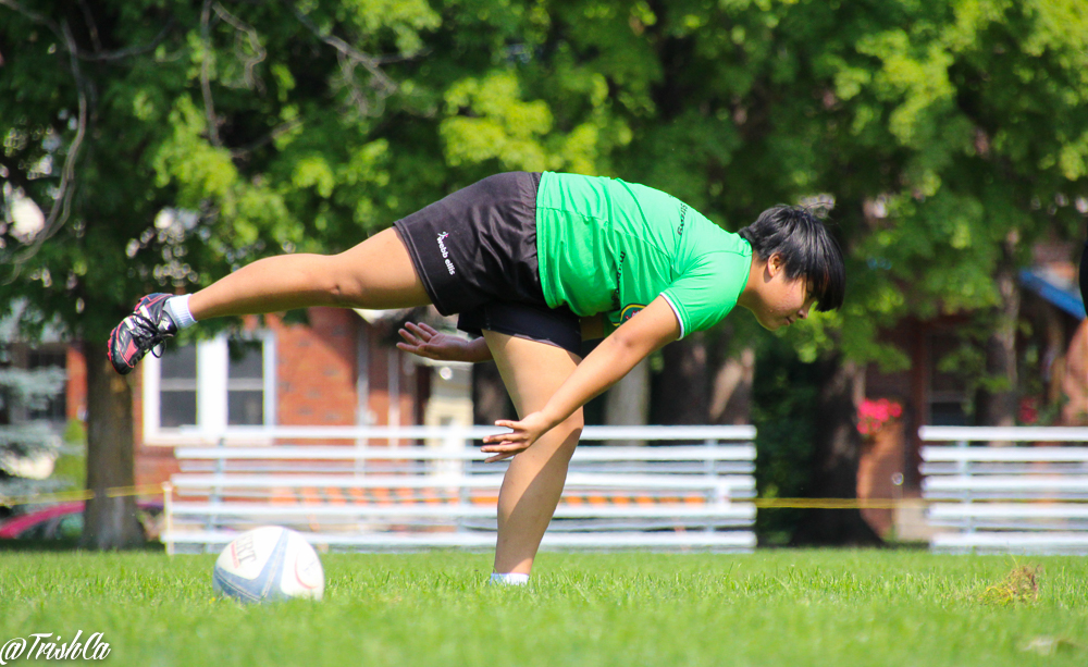 Warm up - Markham Irish Canadian Rugby Club - Women's Fundraiser 