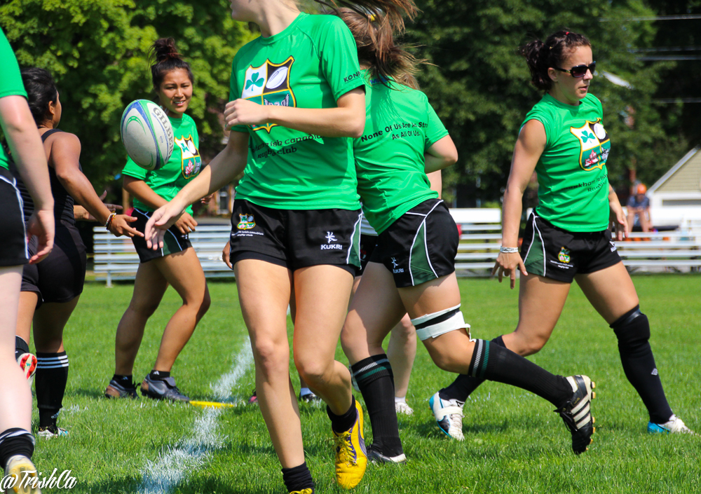 warm up - Markham Irish Canadian Rugby Club - Women's Fundraiser 