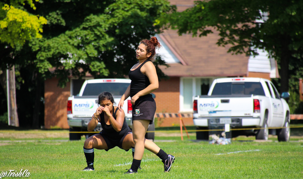 Warm up - Markham Irish Canadian Rugby Club - Women's Fundraiser 