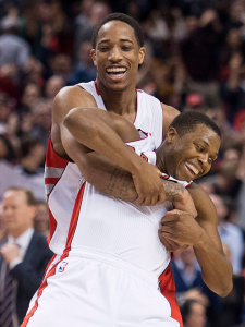 DeMar DeRozan and Kyle Lowry Toronto Raptors 2014-15