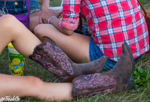 Boots and Hearts Cowboy Boots and Plaid