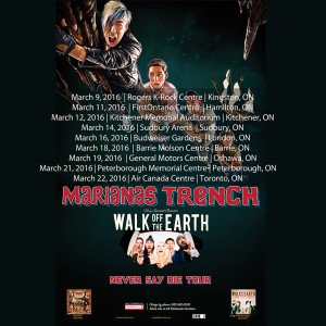 Marianas Trench - Ontario Tour Dates