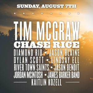 Boots and Hearts 2016 Sunday Lineup