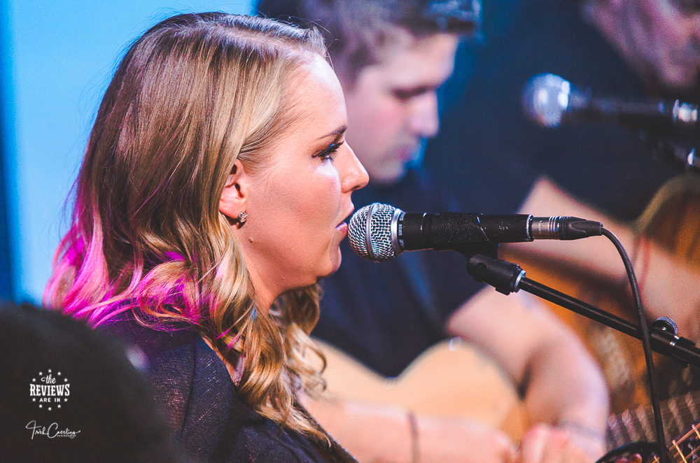 Jessica Mitchell, Levi Hummon, Marcus Hummon CMA Songwriters Session at Toronto's The Great Hall