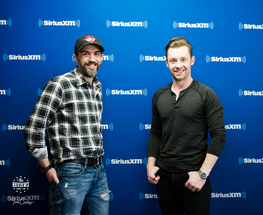 Joshua Murry of thereviewsarein and Shawn Austin at SiriusXM Toronto Headquarter