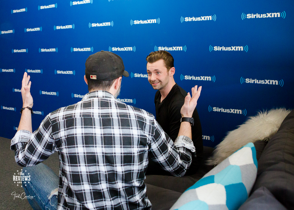 Joshua Murry of thereviewsarein and Shawn Austin at SiriusXM Toronto Headquarter