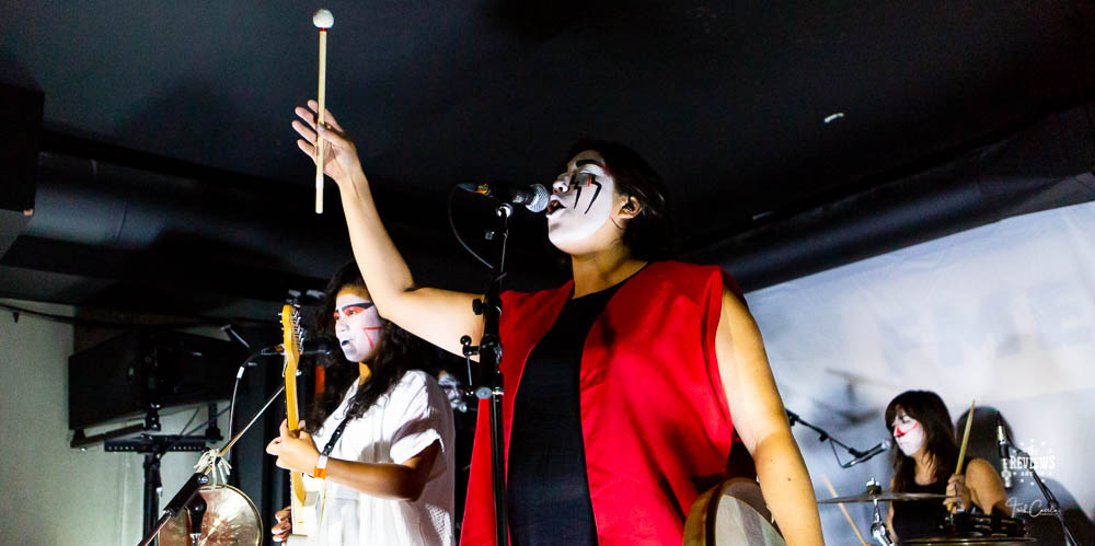 YAMANTAKA // SONIC TITAN in the basement of Le Petit Théâtre du Vieux Noranda during FME 2018