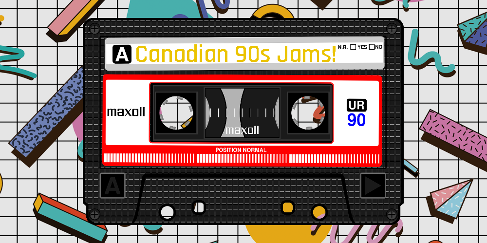 90s Canadian Music Quiz Feature Banner