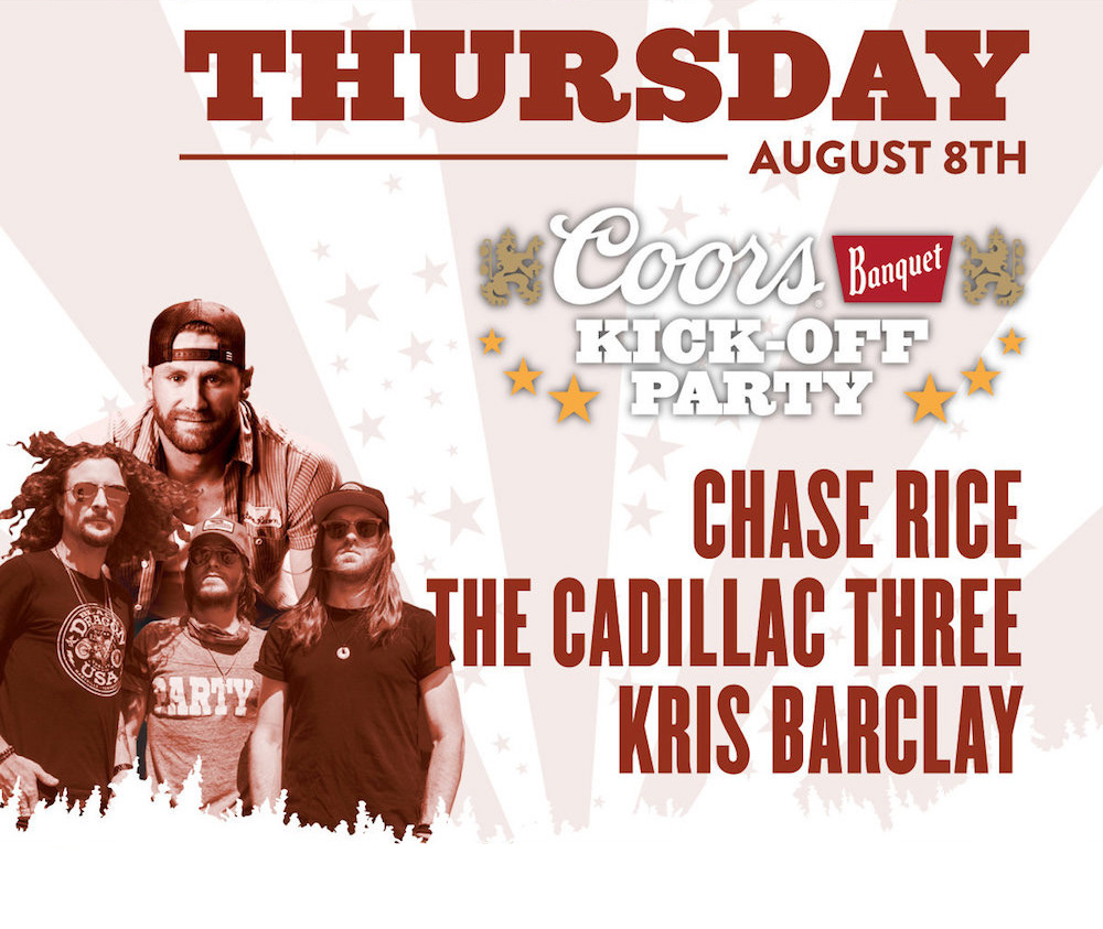 Boots and Hearts 2019 Thursday Lineup