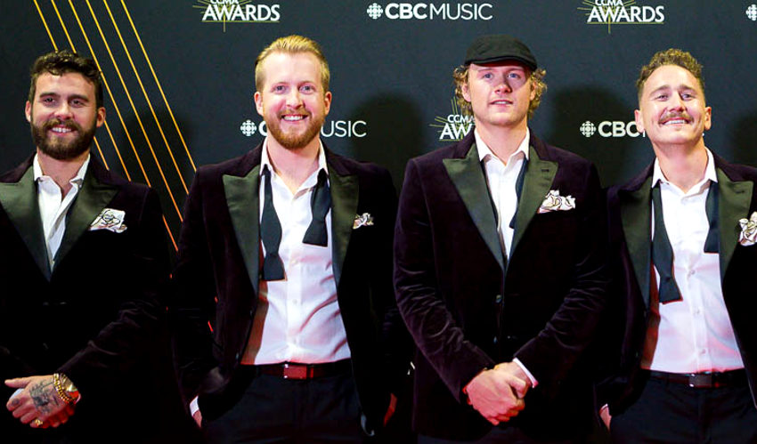 James Barker Band ccma red carpet feature