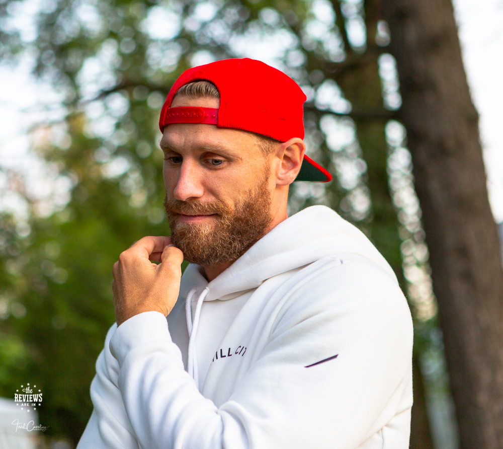 Chase Rice - Interview - Boots and Hearts 2019 shot by Trish Cassling for thereviewsarein.com