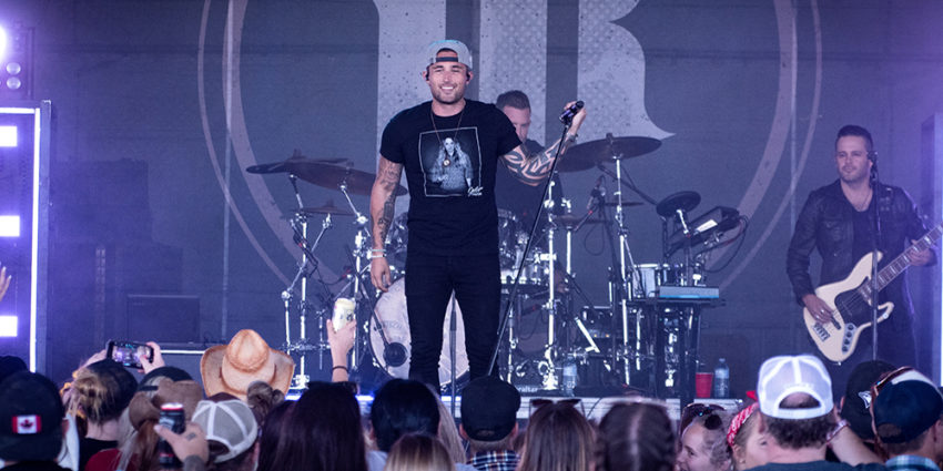 Michael Ray at Boots and Hearts 2019, Front Porch - shot by Whitney South