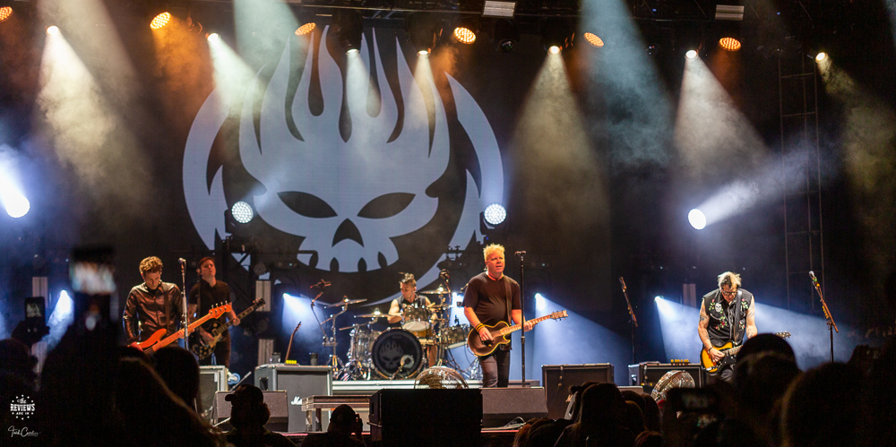 The Offspring in London at Parkjam 2019 shot by Trish Cassling for thereviewsarein.com