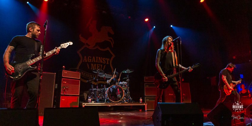Against Me! at The Danforth Music Hall shot by Trish Cassling for thereviewsarein
