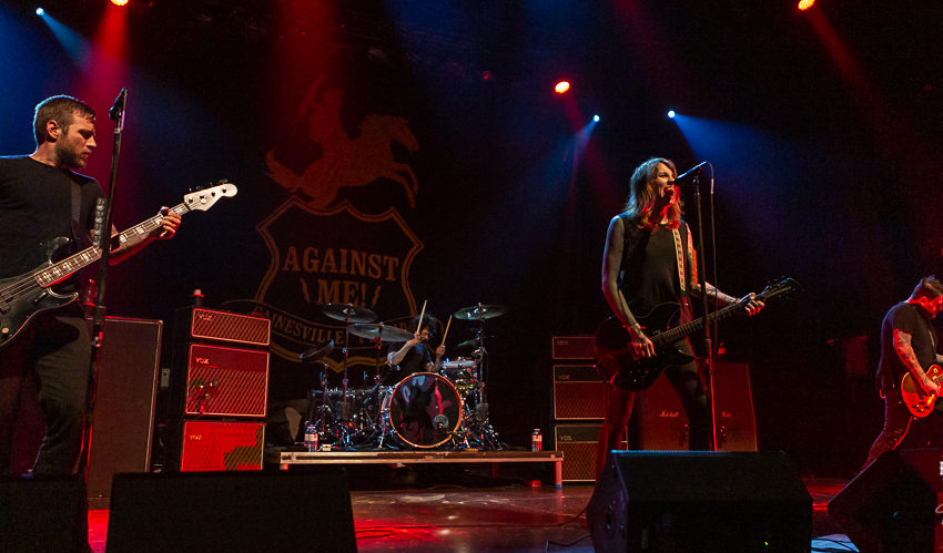 Against Me! at The Danforth Music Hall shot by Trish Cassling for thereviewsarein