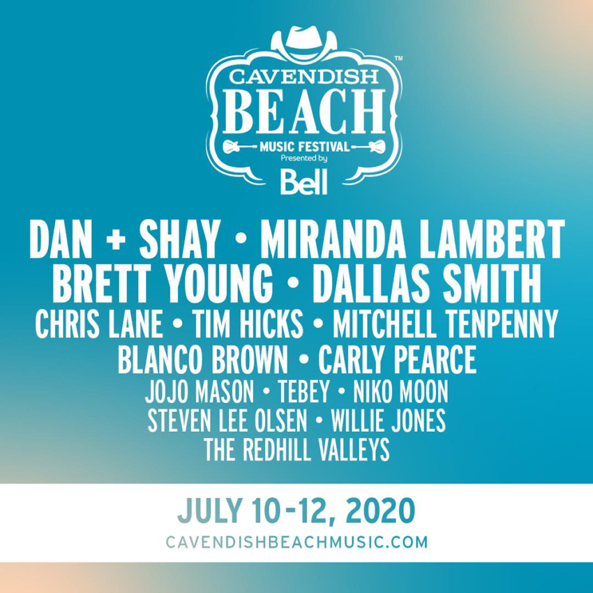 Cavendish Beach Music Festival Announces 2020 Lineup thereviewsarein