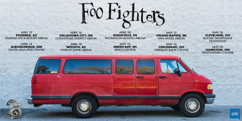 Foo Fighters 2020 The Van Tour Feature