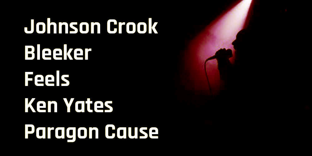New Music Spotlight Johnson Crook, Bleeker, Feels, Ken Yates, Paragon Cause