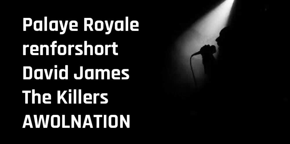 New Music Spotlight Palaye Royale, renforshort, David James, The Killers, and AWOLNATION