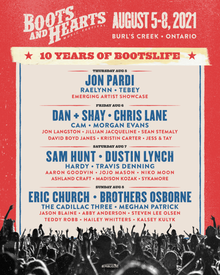 Boots & Hearts Unveils 2021 Festival Lineup! | thereviewsarein