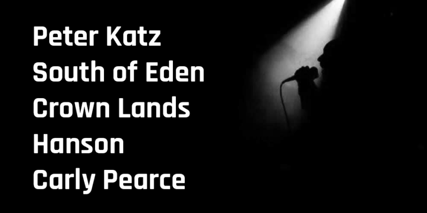 New Music Spotlight with Peter Katz, South of Eden, Crown Lands, Hanson, and Carly Pearce