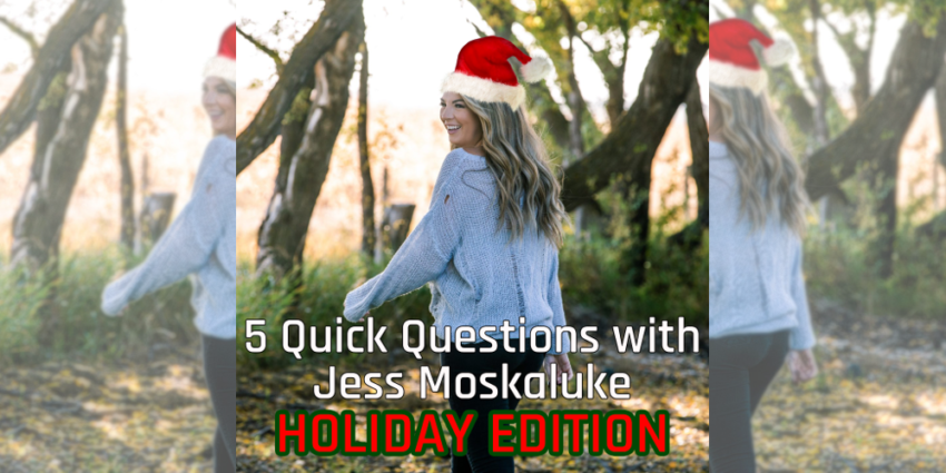 Jess Moskaluke 2020 Christmas 5 Quick Questions feature