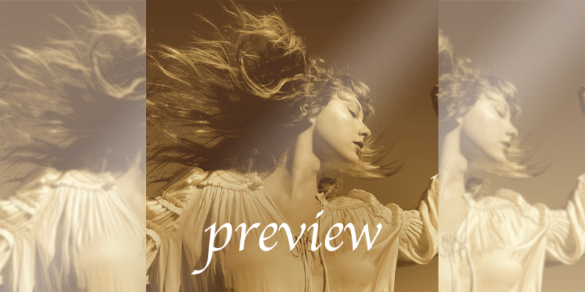 Taylor Swift fearless taylor's version feature preview banner