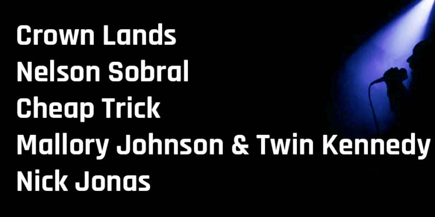 New-Music-Spotlight-Crown Lands, Nelson Sobral, Cheap Trick, Mallory Johnson & Twin Kennedy and Nick Jonas-1000x499