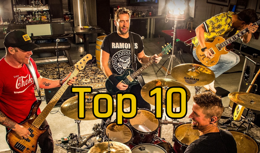 Nickelback Top 10