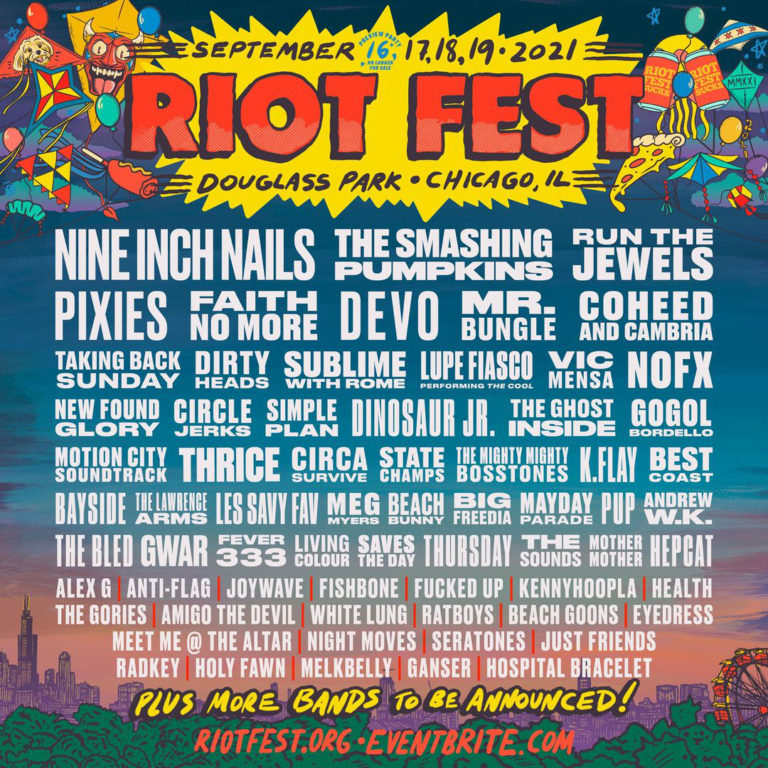 Riot Fest 2021 Lineup, Headliners & Don't Miss Acts! | thereviewsarein