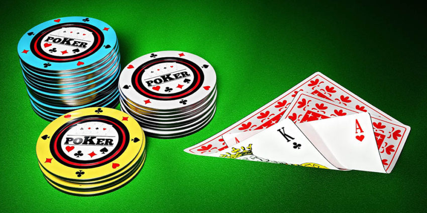 Poker Chips and cards