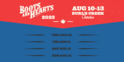 2023 Boots and Hearts date feature