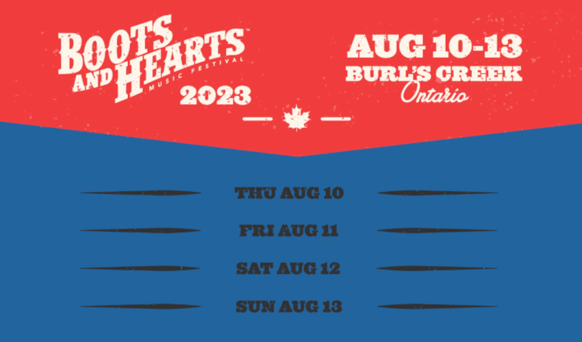 2023 Boots and Hearts date feature